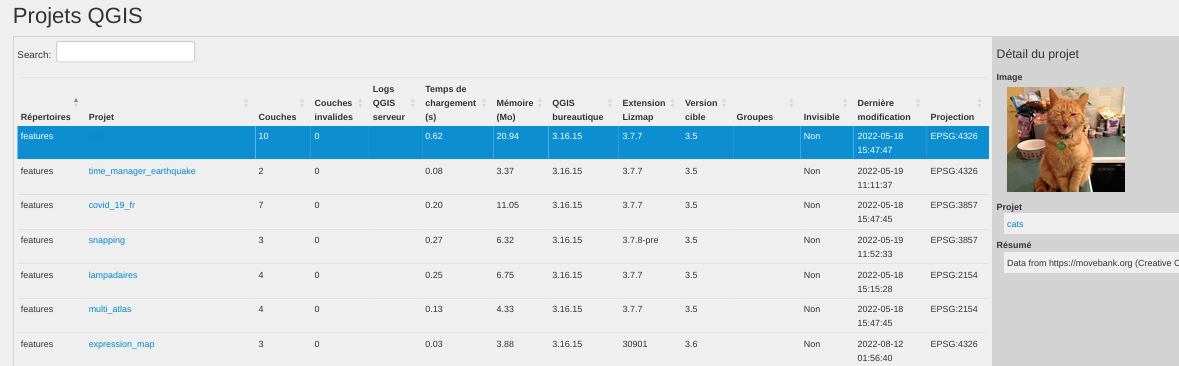 Screenshot of the page showing results of the validator